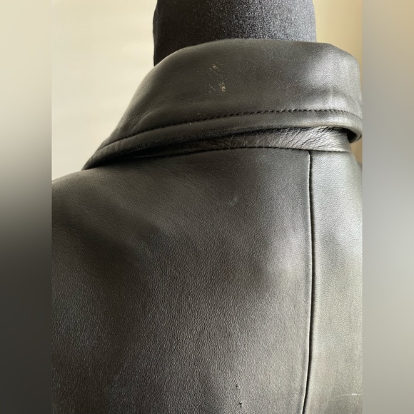 SOLD Black Vintage Danier Leather Jacket - Picture 7 of 16